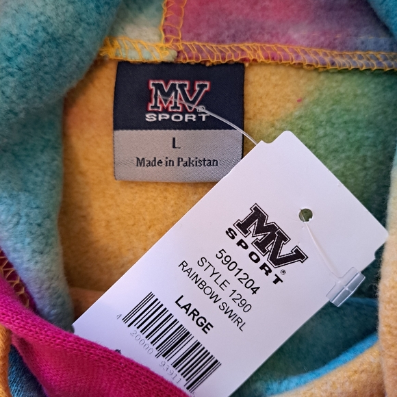 NWT Appalachian State University Tie Dye Sweatshirt. Unisex - Picture 7 of 9